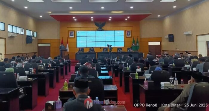 Raperda Pertanggungjawaban APBD 2024 Disetujui, DPRD dan Pemkot Blitar Siap Sinergi