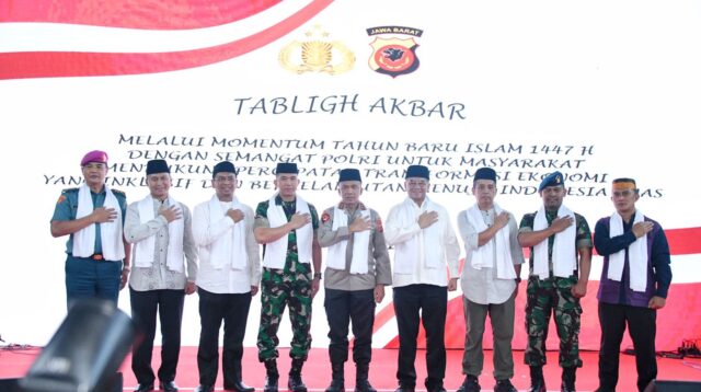 Wagub Erwan Setiawan Hadiri Tabligh Akbar Peringatan HUT Bhayangkara dan Tahun Baru Islam 1447 H
