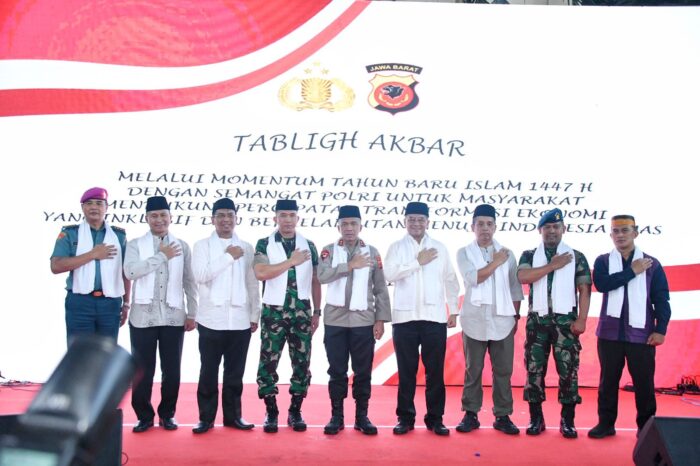 Wagub Erwan Setiawan Hadiri Tabligh Akbar Peringatan HUT Bhayangkara dan Tahun Baru Islam 1447 H