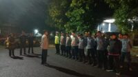 Muspika Kecamatan Kotabaru Laksanakan Apel KRYD Malam Minggu Cegah Terjadinya Guantibmas