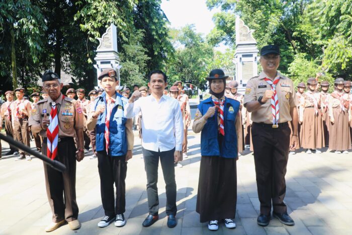 Doa dan Haru Iringi Langkah 73 Pramuka Purwakarta Menuju Jamda Jabar