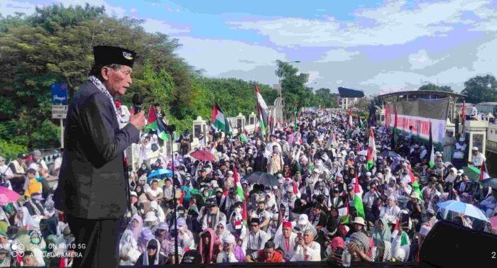 Ribuan Warga Padati Aksi Bekasi Bela Palestina Jilid II, Serukan Solidaritas dan Galang Dana Kemanusiaan
