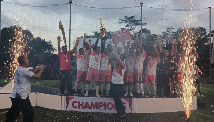 Sinergi TNI-Polri Bersinar di Lapangan, Kodim FC Menangi Turnamen Hari Bhayangkara Ke-79