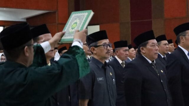 Pemkot Cimahi Lantik 123 Pejabat, Tegaskan Komitmen Perkuat Birokrasi Berbasis Talenta ASN