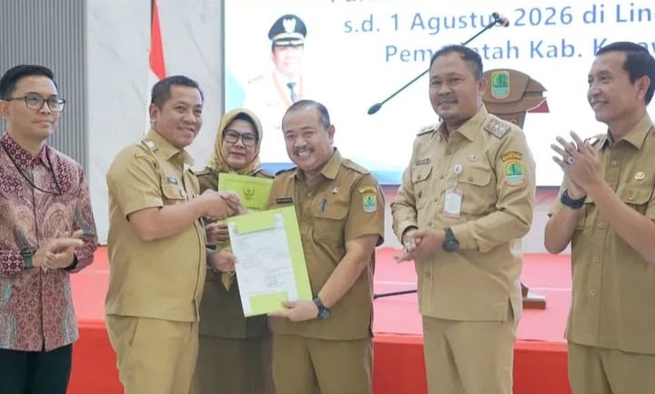 Pemkab Karawang Luncurkan SIMPELIN, Platform Digital Pelayanan Pensiun ASN