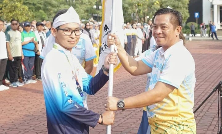 Bupati Aep Lepas Kontingen KORMI Karawang Menuju Ajang Olahraga Nasional di NTB
