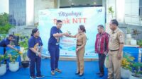 Bank NTT Dukung Kebersihan SBD Lewat Bantuan Tempat Sampah