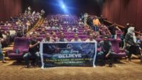 TNI dan Masyarakat Nobar Film Believe di Mataram, Bangkitkan Semangat Nasionalisme dan Empati Sosial