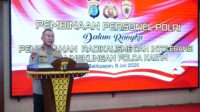 Wakapolda Kaltim Pimpin Pembinaan Personel Polri Untuk Cegah Radikalisme dan Intoleransi