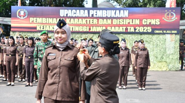 461 CPNS Kejaksaan Ikuti Pembinaan Karakter di Pusdikbekang Cimahi