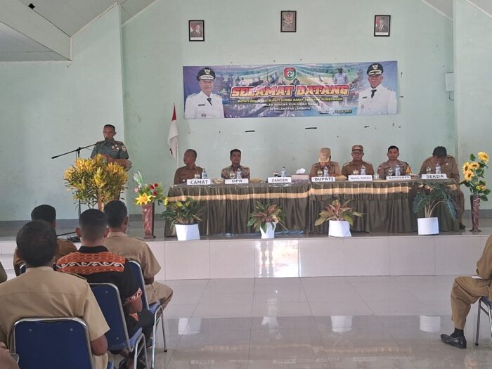 Dandim 1613/Sumba Barat Dampingi Kunker Bupati dan Wakil Bupati di Kecamatan Lamboya