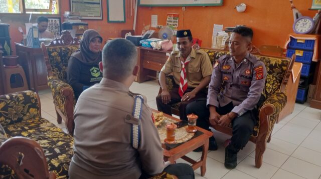 Cegah Bullying dan Kenakalan Remaja, Polres Ciamis Gelar Program Police Go To School di Pamarican