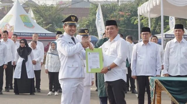 Pemkab Karawang Gelar Pengambilan Sumpah dan Pelantikan Pejabat Administrator