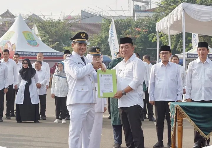 Pemkab Karawang Gelar Pengambilan Sumpah dan Pelantikan Pejabat Administrator