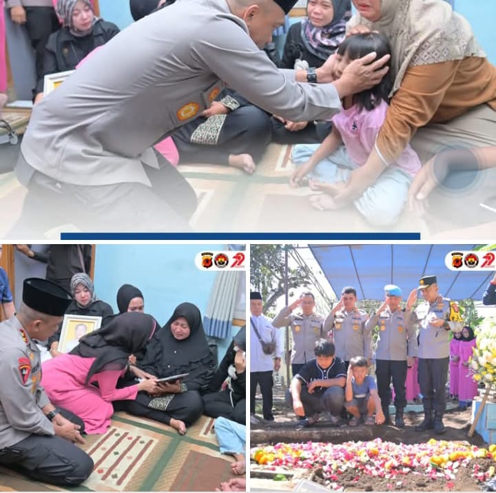 Kapolda Jabar Melayat Bripka Cecep, Sampaikan Kenaikan Pangkat Anumerta dari Kapolri