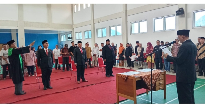 Tiga Pejabat Pimpinan Tinggi Pratama Dilantik, Ini Pesan Bupati Hendrajoni