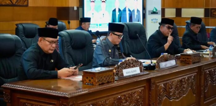 Bupati dan Wabup OKU Hadiri Rapat Paripurna ke-XXVIII DPRD OKU Bahas RPPA 2024