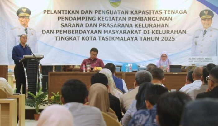 Sekda Tasikmalaya Buka Pelantikan dan Penguatan Kapasitas Pendamping Pembangunan Kelurahan