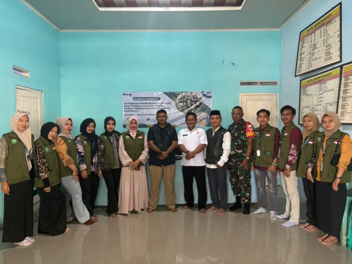 Peduli Perempuan dan Anak, Mahasiswa KKN Alaswangi Gelar Sosialisasi Hukum