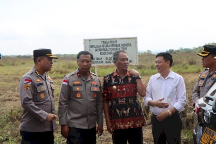 Wakapolda NTT Tinjau Lokasi Rencana Pembangunan Mapolres Sumba Tengah