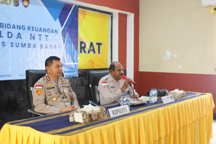 Polres Sumba Barat Terima Supervisi Keuangan dari Polda NTT