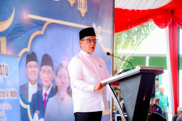 Wamenag RI Resmikan Peletakan Batu Pertama Masjid Raya Arridho di Karawang