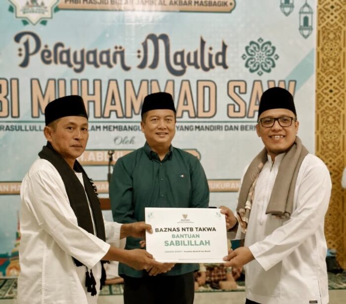 Peringatan Maulid Nabi di Masbagik Lotim, Gubernur Miq Iqbal Tekankan Pentingnya Jaga Kondusifitas NTB