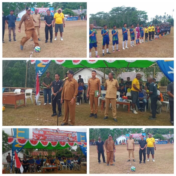 Wakil Bupati Sumba Tengah Resmikan Turnamen Camat URGB Cup 2025
