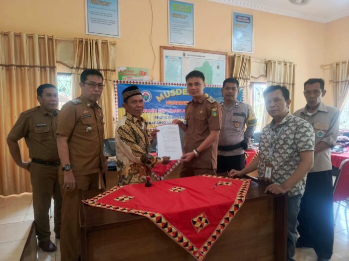 MUSDes RKPDes 2026 Pekon Tebabunuk Berlangsung Lancar