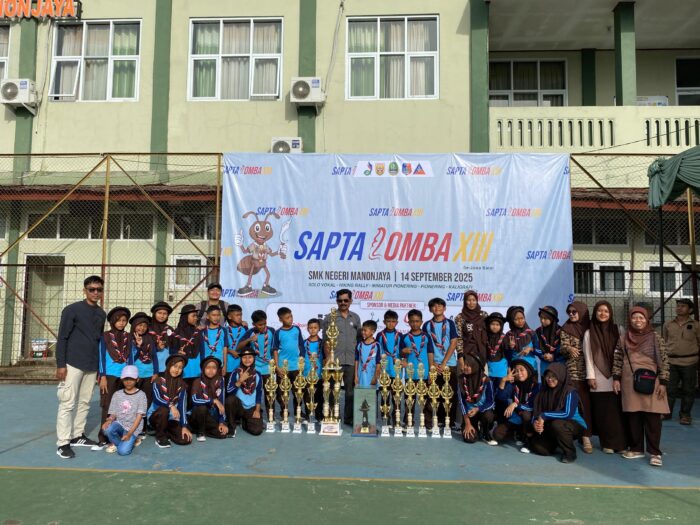 SDN Cinunjang Borong Semua Piala Sapta Lomba XIII di Tasikmalaya