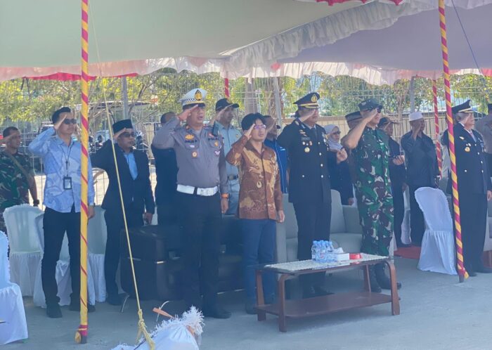 Polres Bima Hadiri Peringatan Harhubnas 2025 di Pelabuhan Laut Bima
