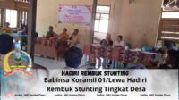 Babinsa Koramil 01/Lewa Dukung Rembuk Stunting di Desa Lailara