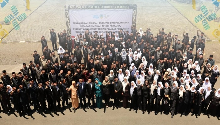 Wali Kota Tasikmalaya Lantik 192 Pejabat, Tegaskan Komitmen Meritokrasi ASN