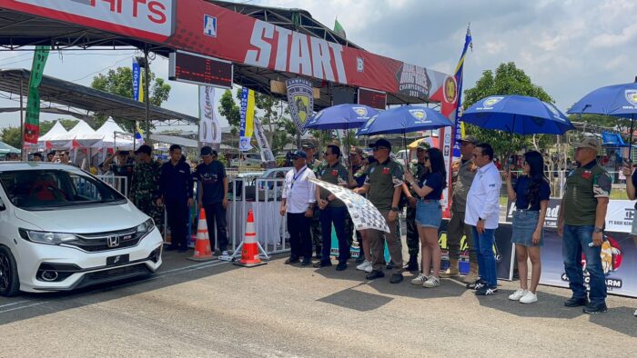 Ratusan Pembalap Ramaikan Drag Race HUT TNI ke-80 di Pringsewu
