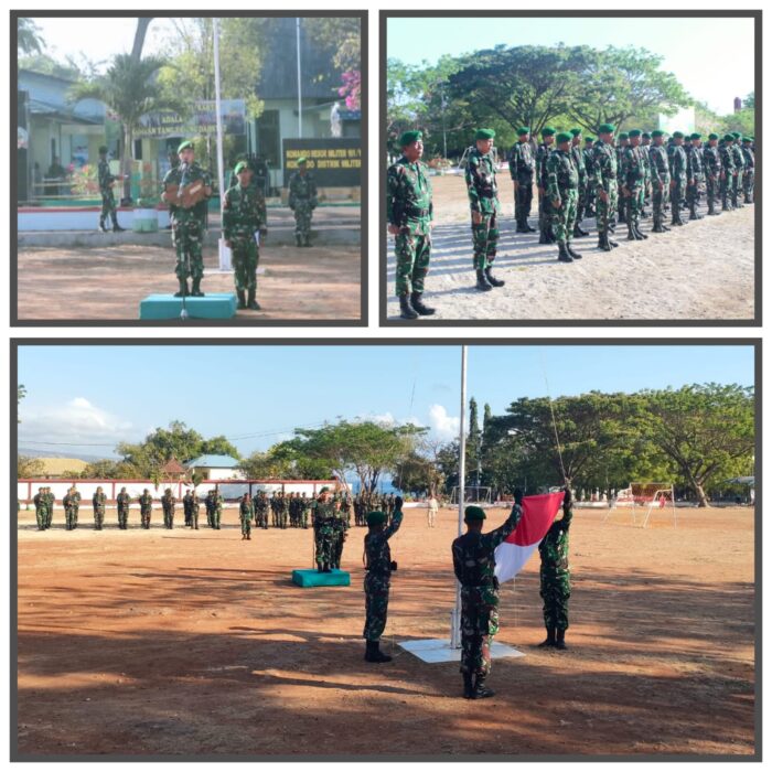 Dandim 1601/Sumba Timur Pimpin Upacara 17-an, Sampaikan Amanat Panglima TNI