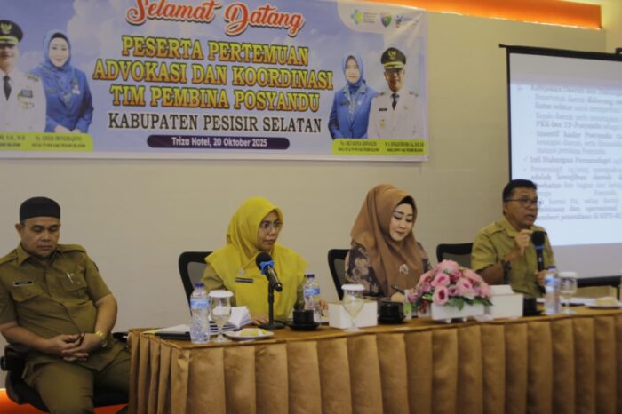 Perkuat Peran Posyandu, Dinkes Gelar Pertemuan dan Koordinasi Tim Pembina Posyandu Kabupaten Pessel