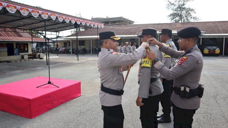 Kapolres Sumba Barat Kukuhkan Pamapta, Garda Terdepan Pelayanan Polri