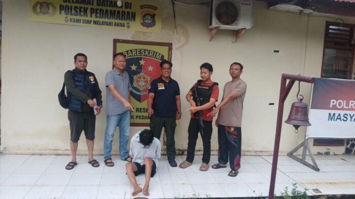 Polsek Pedamaran Tangkap Pelaku Penganiayaan yang Sempat Viral di Media Sosial