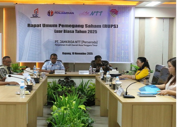 RUPS LB PT.Jamkrida NTT Putuskan perpanjang Jabatan Frits Fanggidae