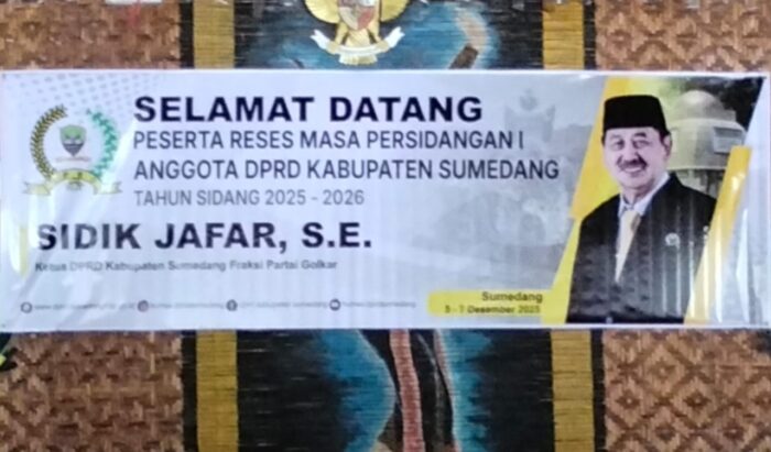 Ketua DPRD Sumedang Sidik Jafar Serap Aspirasi Warga saat Reses di Dapil IV