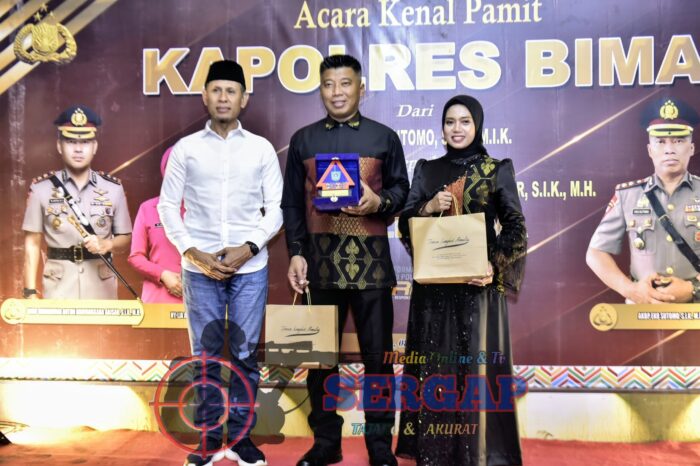 Polres Bima Gelar Acara Kenal Pamit, AKBP Muhammad Anton Bhayangkara Gaisar, S.IK.MH Gantikan AKBP Eko Sutomo, S.IK.M.IK