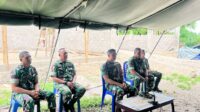 Dandim 1601/Sumba Timur Mengikuti Vicon Percepatan Pembangunan Koperasi Merah Putih di Kambajawa