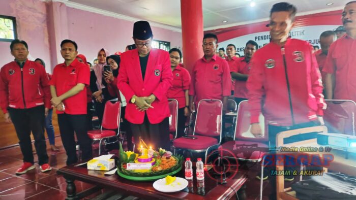 DPC PDI Perjuangan Ciamis Rayakan Ulang Tahun Megawati Soekarnoputri ke - 79