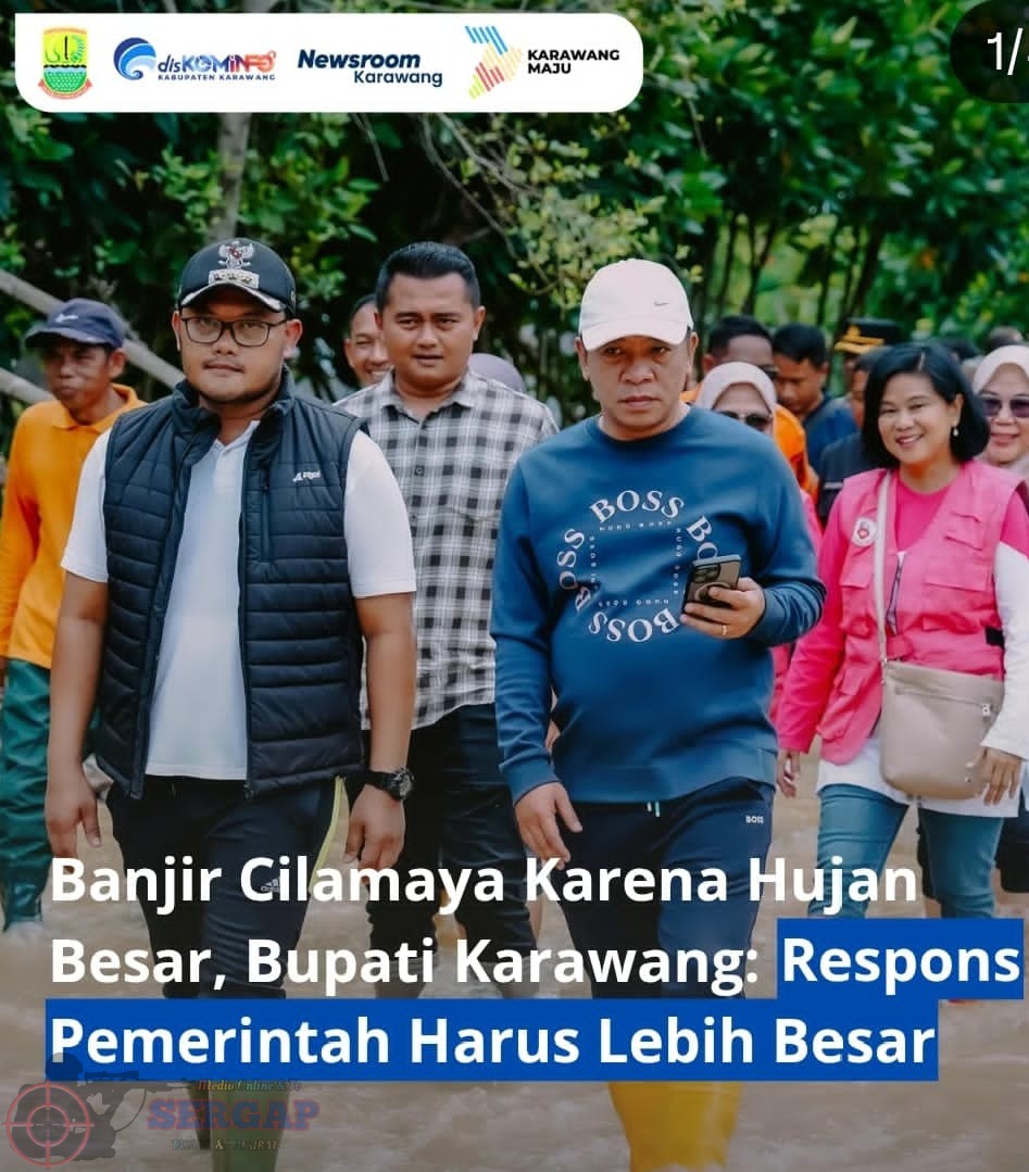 Banjir Cilamaya Karena Hujan Besar, Bupati Karawang: Respons Pemerintah Harus Lebih Besar