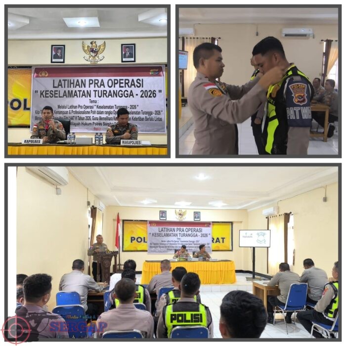 Kapolres Sumba Barat Pimpin Latihan Pra Operasi Keselamatan Turangga 2026
