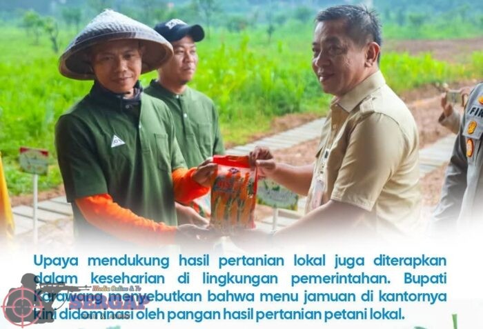 Bupati Karawang Dampingi Kapolres Tanam Jagung Pipil di Cikampek