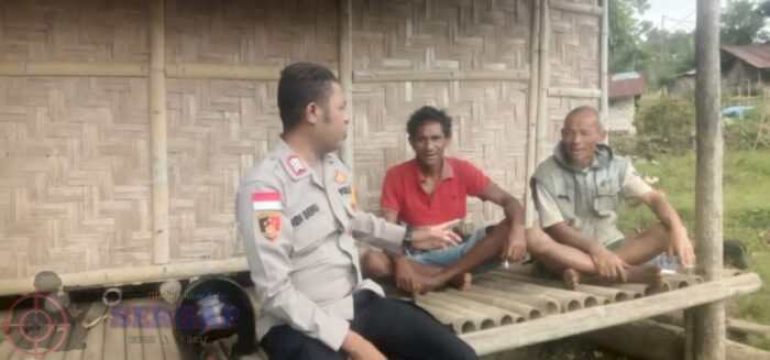 Bhabinkamtibmas Polsek Loli Ajak Warga Sobawawi Aktif Jaga Kamtibmas