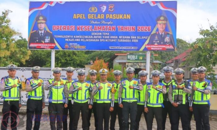 Polres Sumba Barat Daya Gelar Upacara Operasi Keselamatan 2026