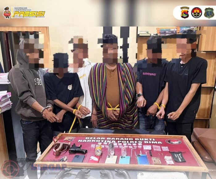 Enam Pengedar Sabu di Talabiu Diringkus Satres Narkoba Polres Bima