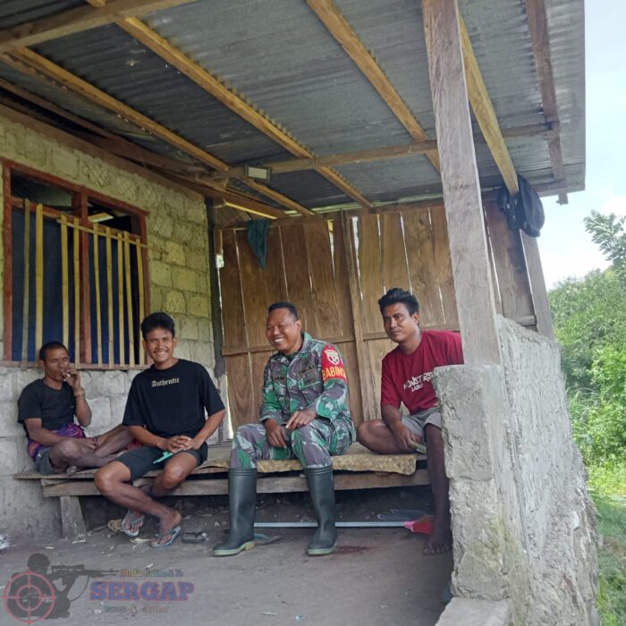 Komsos Babinsa, Warga Diajak Optimalkan Lahan Pertanian